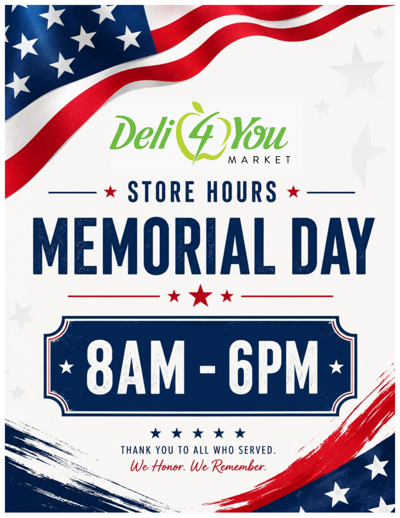 Memorial Day Hours